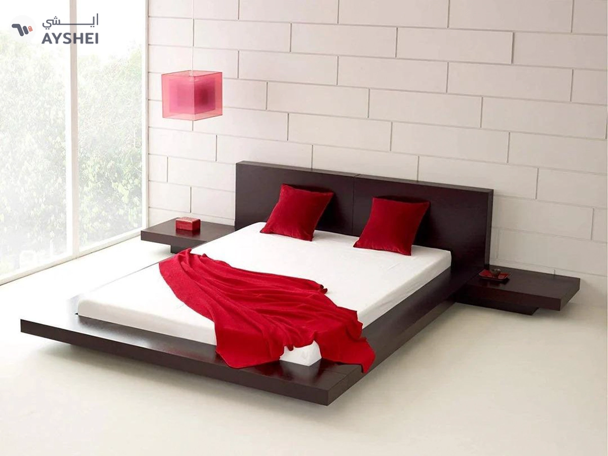Kyoto Japanese Bed with 2 side tables-3-3