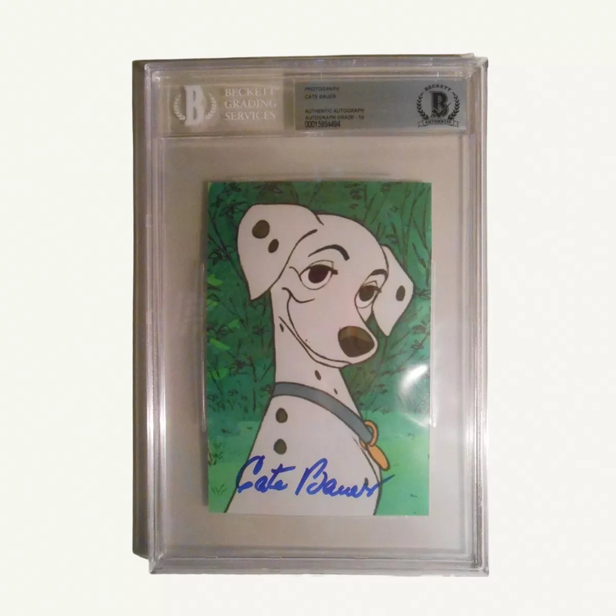 Cate Bauer Signed Disney “101 Dalmatians” Photograph