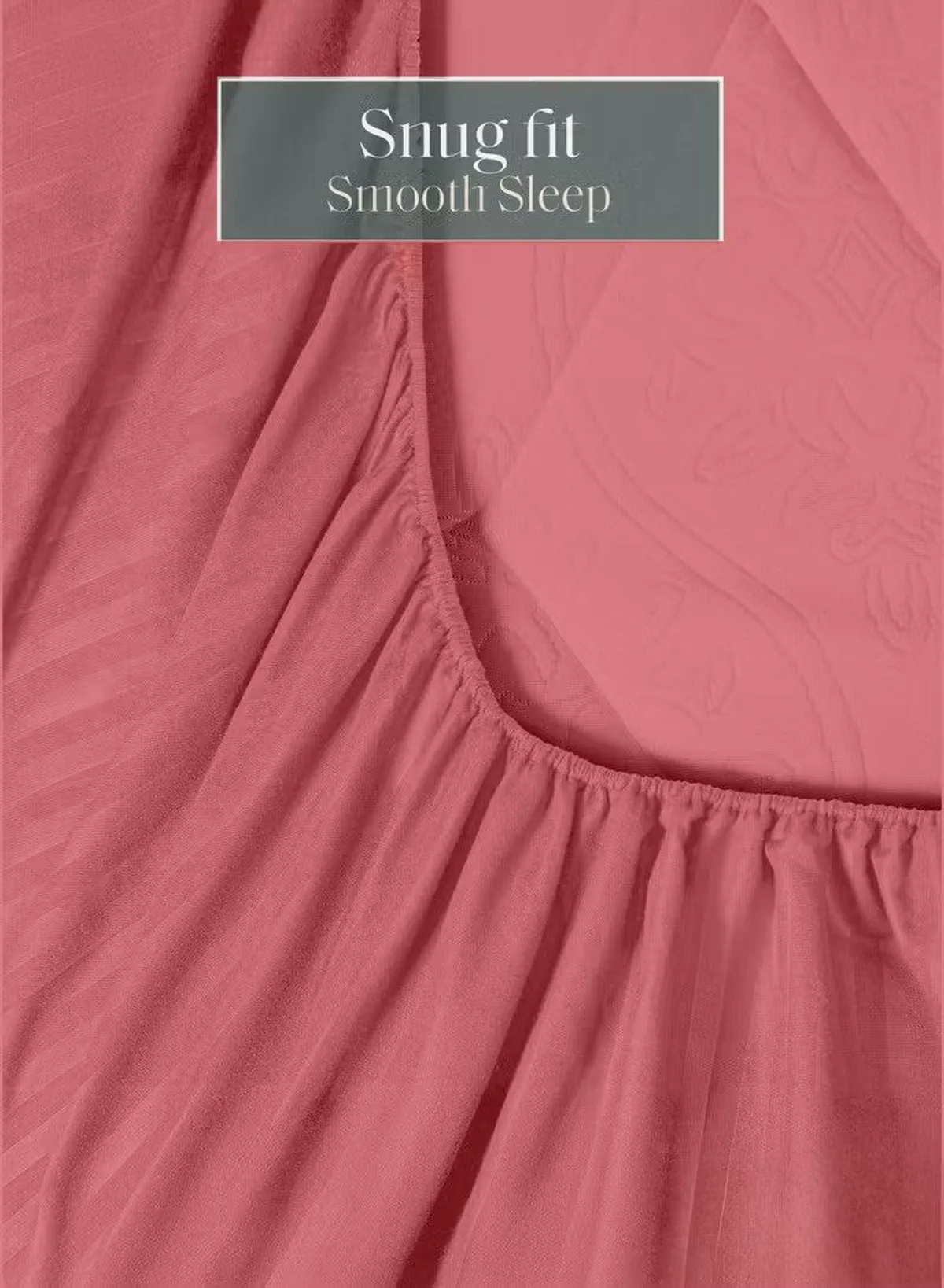 Premium Striped Duvet Set All Season – 6-Pieces Set Dusty Rose | King Size 220x240 cm | Ultra-Soft, Wrinkle-Resistant & Made in Dubai | Includes Duvet Cover, Fitted Sheet (200x200 cm) & 4 Pillowcases (50x70 cm)-5-5