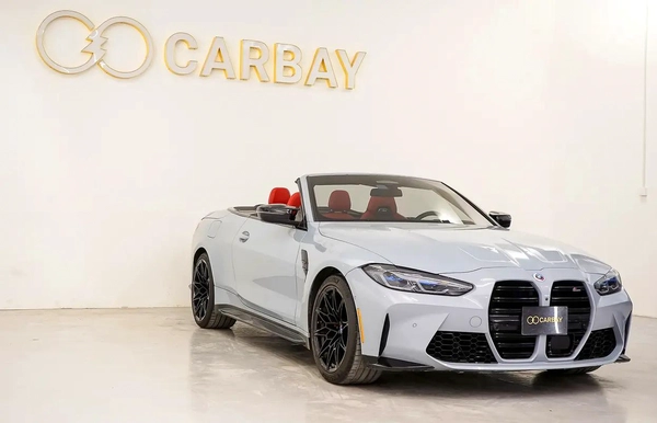 AED 4527 PM | BMW M4 COMPETITION CABRIOLET Xdr2024 | WELL MAINTAINED | 1 YEAR WARRANTY