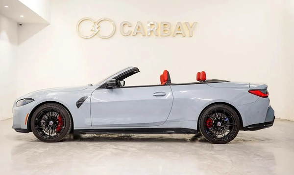 AED 4527 PM | BMW M4 COMPETITION CABRIOLET Xdr2024 | WELL MAINTAINED | 1 YEAR WARRANTY