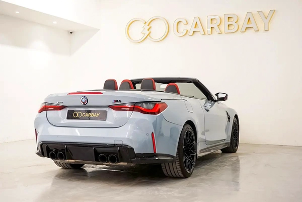 AED 4527 PM | BMW M4 COMPETITION CABRIOLET Xdr2024 | WELL MAINTAINED | 1 YEAR WARRANTY