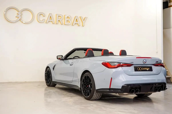 AED 4527 PM | BMW M4 COMPETITION CABRIOLET Xdr2024 | WELL MAINTAINED | 1 YEAR WARRANTY