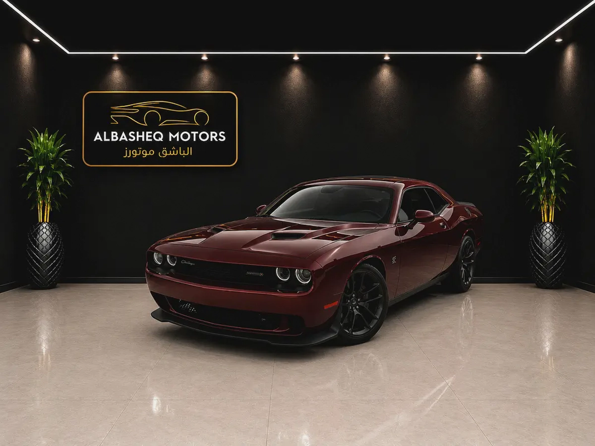Dodge Challenger R/T Scat Pack 6.4L V8 اوراق جمارك .. بحاله المصنع .-0-0