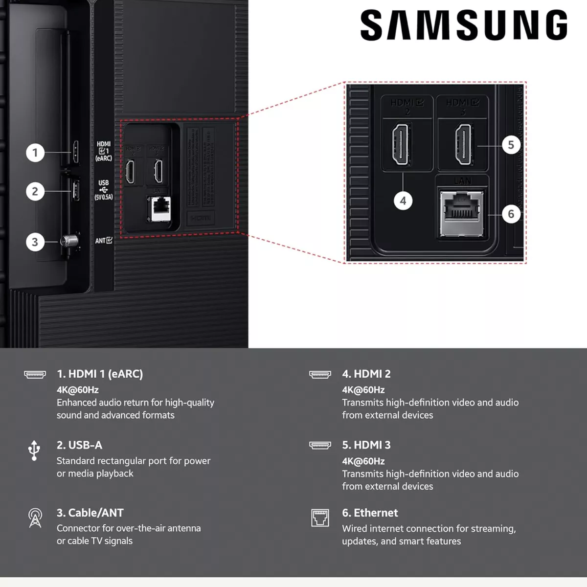 Samsung 50 Inch UHD TV, 4K Upscaling, Secured by Knox, Free contents by TV Plus UA50U8000FUXSA black-2-2