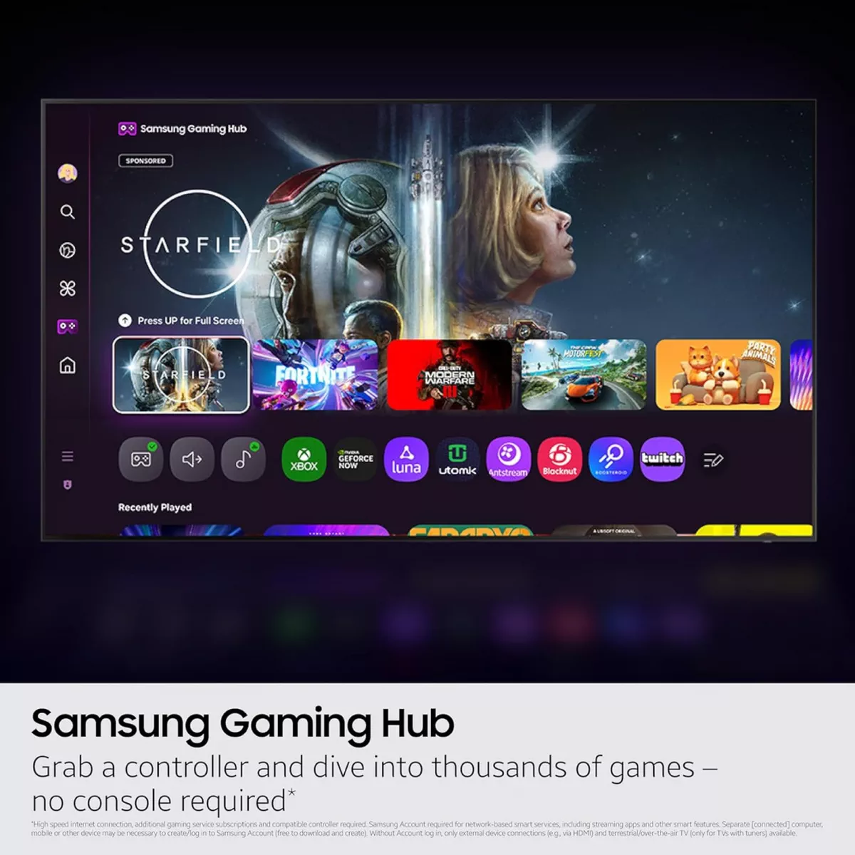 Samsung 50 Inch UHD TV, 4K Upscaling, Secured by Knox, Free contents by TV Plus UA50U8000FUXSA black-4-4