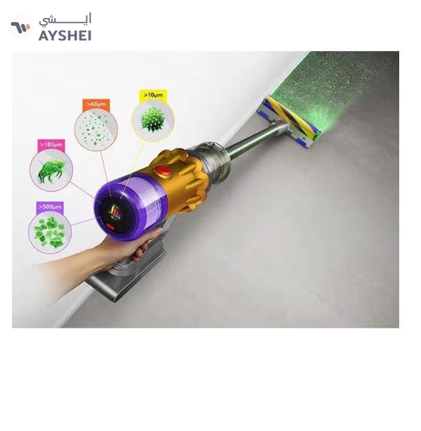 Dyson V12 Detect Slim Absolute Vacuum Cleaner 0.35 L 545 W 394478-01 Gold