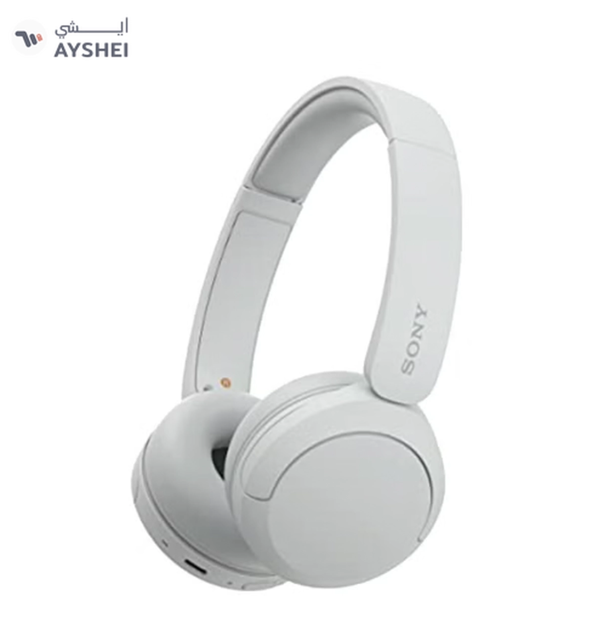Sony WH-CH520 Wireless Bluetooth On Ear With Mic For Phone Call White-1-1
