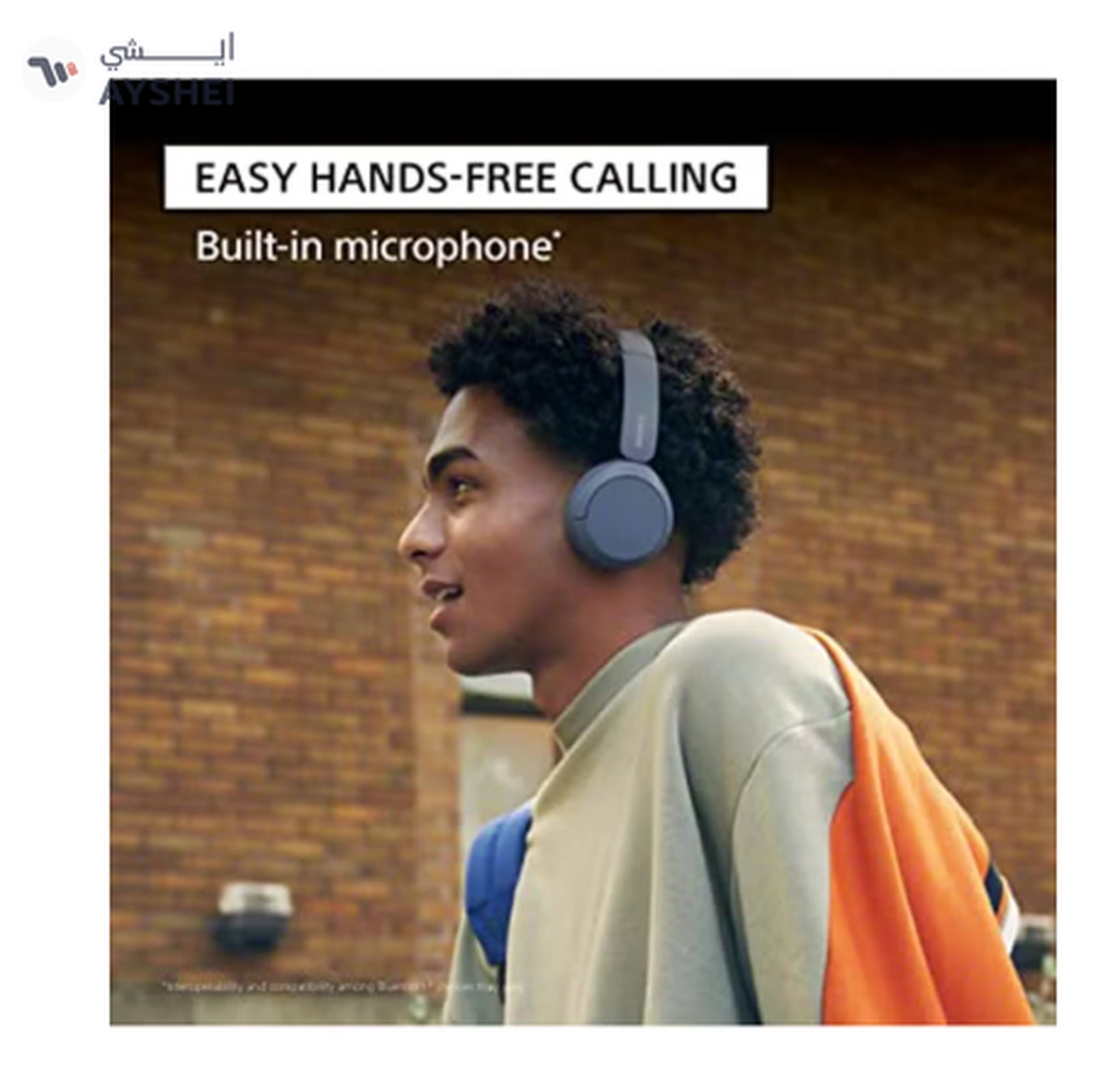 Sony WH-CH520 Wireless Bluetooth On Ear With Mic For Phone Call White-4-4