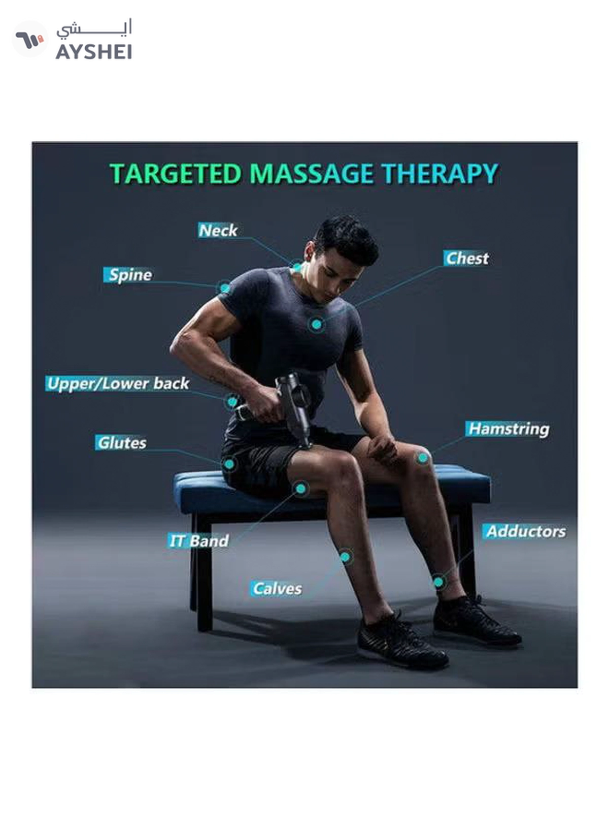 J&J Deep Tissue Muscle Electric Massage Gun-2-2