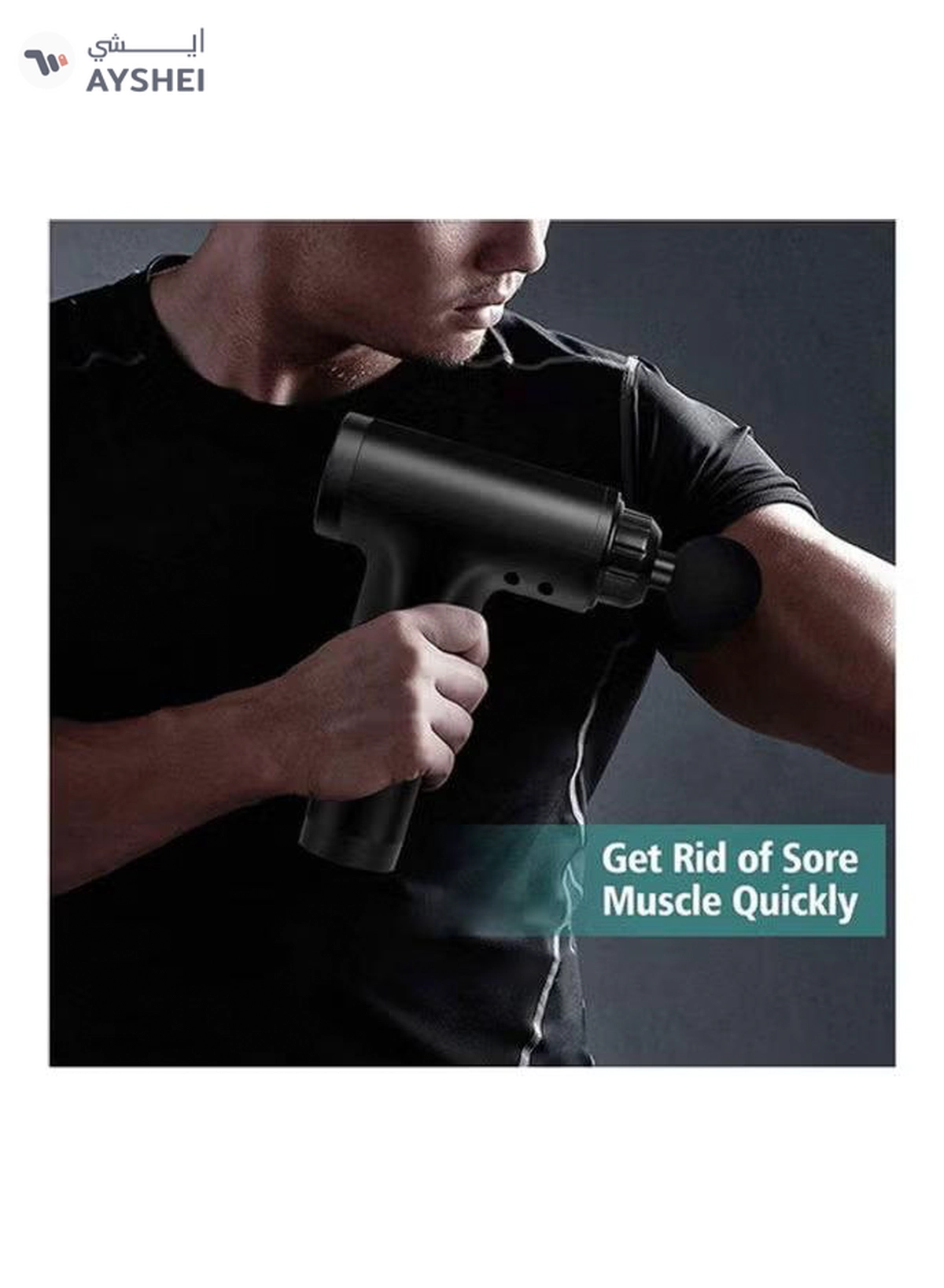J&J Deep Tissue Muscle Electric Massage Gun-3-3