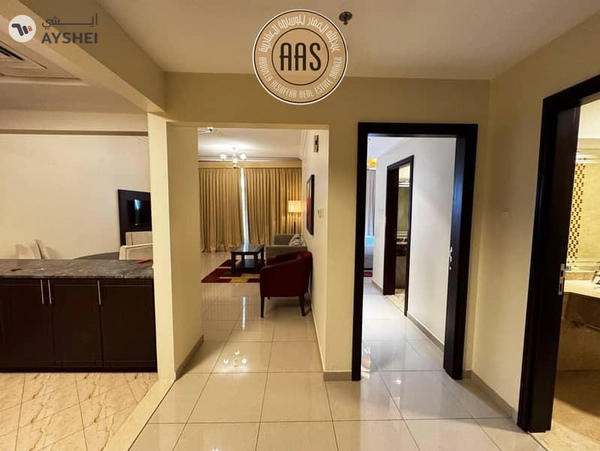 Fully furnished 1bhk//rent75k//semi close kitchen//with all amenities arjan dubai