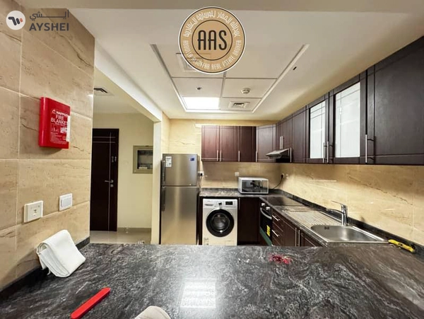 Fully furnished 1bhk//rent75k//semi close kitchen//with all amenities arjan dubai