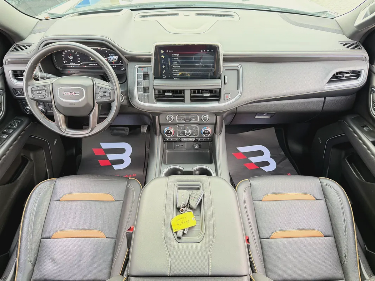 جي ام سي يوكن AT4 6.2L اسود/ رمادي خليجي بن حموده GMC Yukon AT4 2022, GCC Specs - Pristine Condition