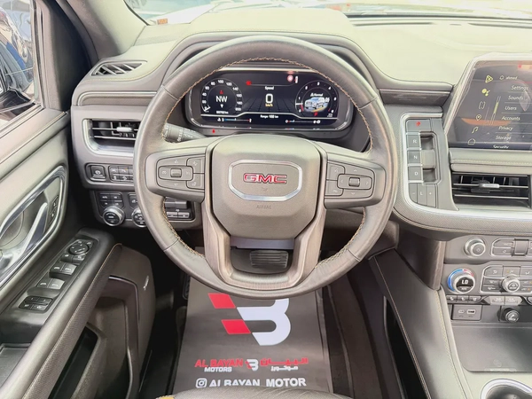 جي ام سي يوكن AT4 6.2L اسود/ رمادي خليجي بن حموده GMC Yukon AT4 2022, GCC Specs - Pristine Condition