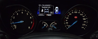 Ford Focus ( 2018 Model ) in Silver Color GCC Specs-9
