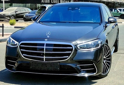 Mercedes Benz S500 4MATIC L HIGH AMG Full Option 5 Years Warranty 2026 GCC - AED 590,000-0