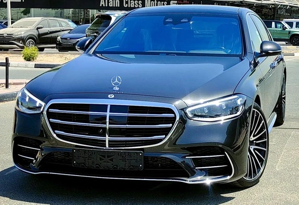 Mercedes Benz S500 4MATIC L HIGH AMG Full Option 5 Years Warranty 2026 GCC - AED 590,000