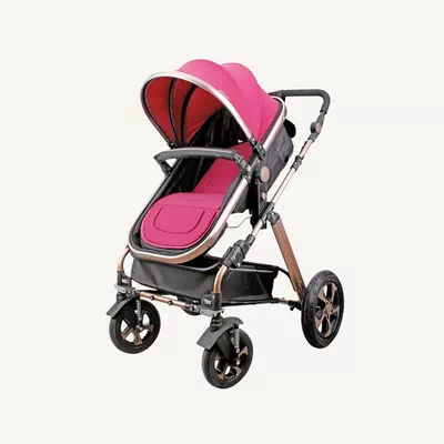 Kiddoz Baby Single Stroller - Rose-0