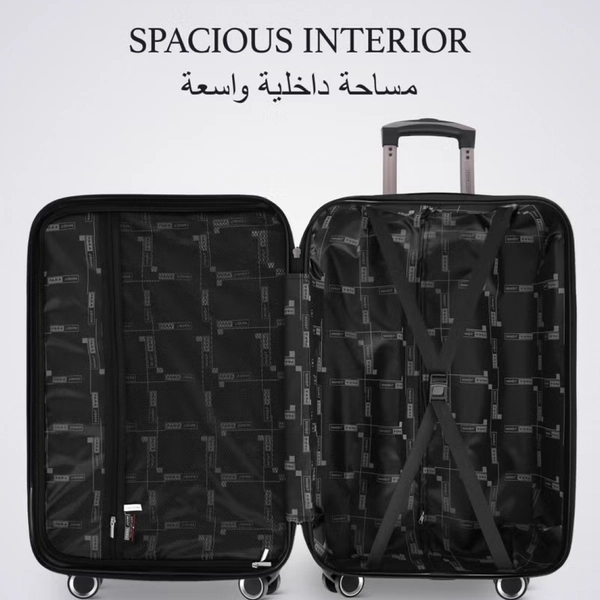 Para John ABS Hard Trolley Luggage 20/24 Inch | Lightweight Travel Suitcase