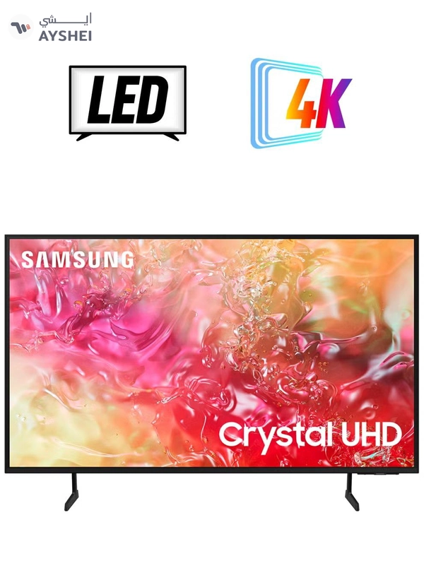 Samsung Smart TV, Crystal UHD, DU7000, 65 Inch, 2024, PurColor, 4K Upscaling, Tizen OS, Q-Symphony UA65DU7000UXZN Black