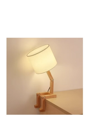 Daamudi Wooden Stickman Table & Desk Lamp, By Daamudi-3
