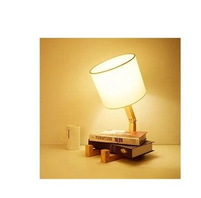 Daamudi Wooden Stickman Table & Desk Lamp, By Daamudi-4