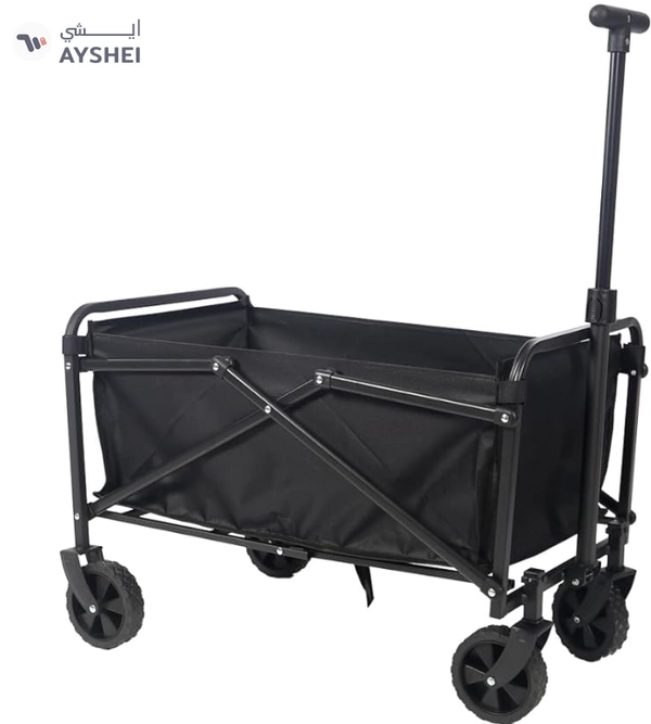 Yatai Decor Large Collapsible Wagon Cart Heavy Duty Wagon Garden Carts with 8" All Terrain Wheels
