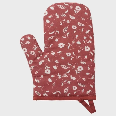 IKEA INAMARIA Oven Glove - Patterned Red for Bold Kitchen Style-0