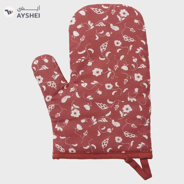IKEA INAMARIA Oven Glove - Patterned Red for Bold Kitchen Style