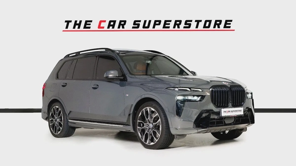 BMW X7 X-Drive 40i M Sport-GCC-BMW Warranty and Service Contract Until 01/2028- 1 Owner-7 Seats