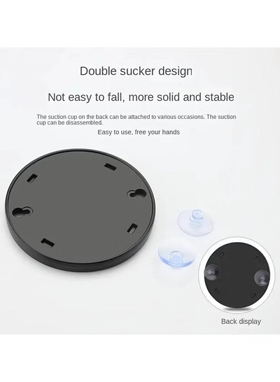 ORiTi 2 PCS 15x Mirror with Suction Cup Technology - Portable 15X Magnification Mirror -2