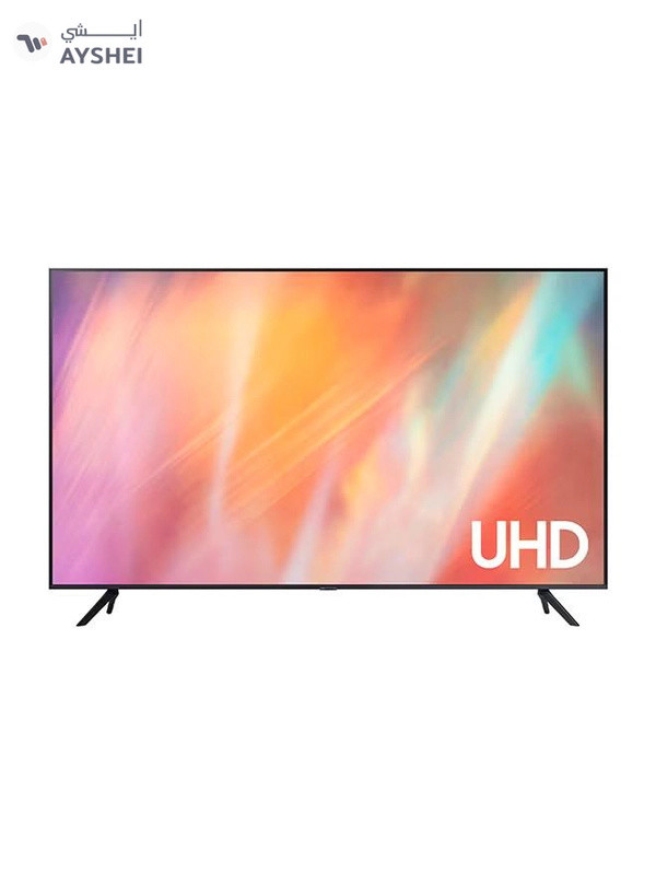 Samsung 50 Inch 4K UHD Smart LED TV, HDR Crystal Processor 4K With Tizen OS, 60 Hz Refresh rates and Built-In Receiver Model (2021). UA50AU7000UXUM Black