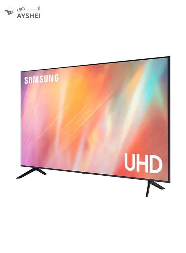 Samsung 50 Inch 4K UHD Smart LED TV, HDR Crystal Processor 4K With Tizen OS, 60 Hz Refresh rates and Built-In Receiver Model (2021). UA50AU7000UXUM Black
