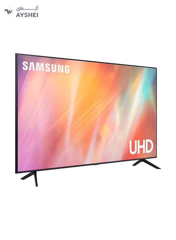 Samsung 50 Inch 4K UHD Smart LED TV, HDR Crystal Processor 4K With Tizen OS, 60 Hz Refresh rates and Built-In Receiver Model (2021). UA50AU7000UXUM Black