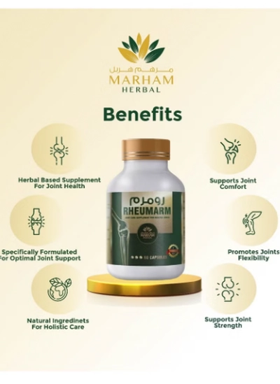 MARHAM HERBAL Rheumarm Capsules: Herbal Joint Care for Pain Relief-3