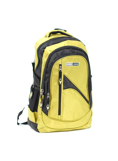 PARAJOHN Nylon Zipper Back Pack Green-2
