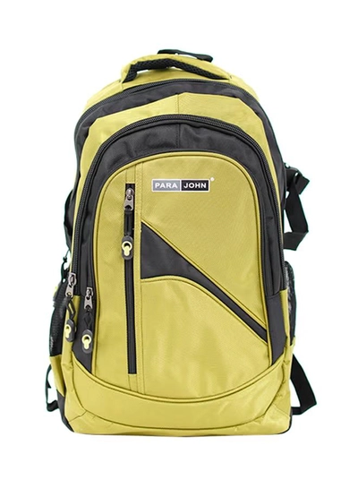 PARAJOHN Nylon Zipper Back Pack Green-0