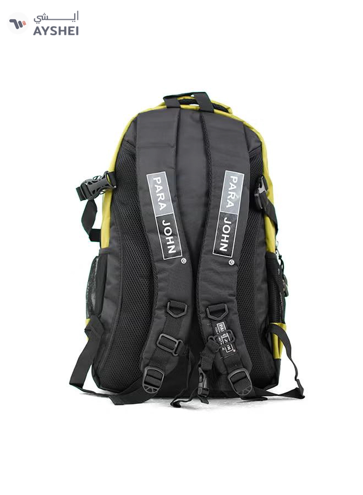 PARAJOHN Nylon Zipper Back Pack Green-3-3