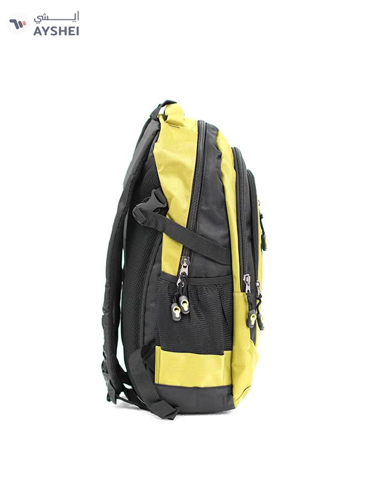 PARAJOHN Nylon Zipper Back Pack Green-1-1