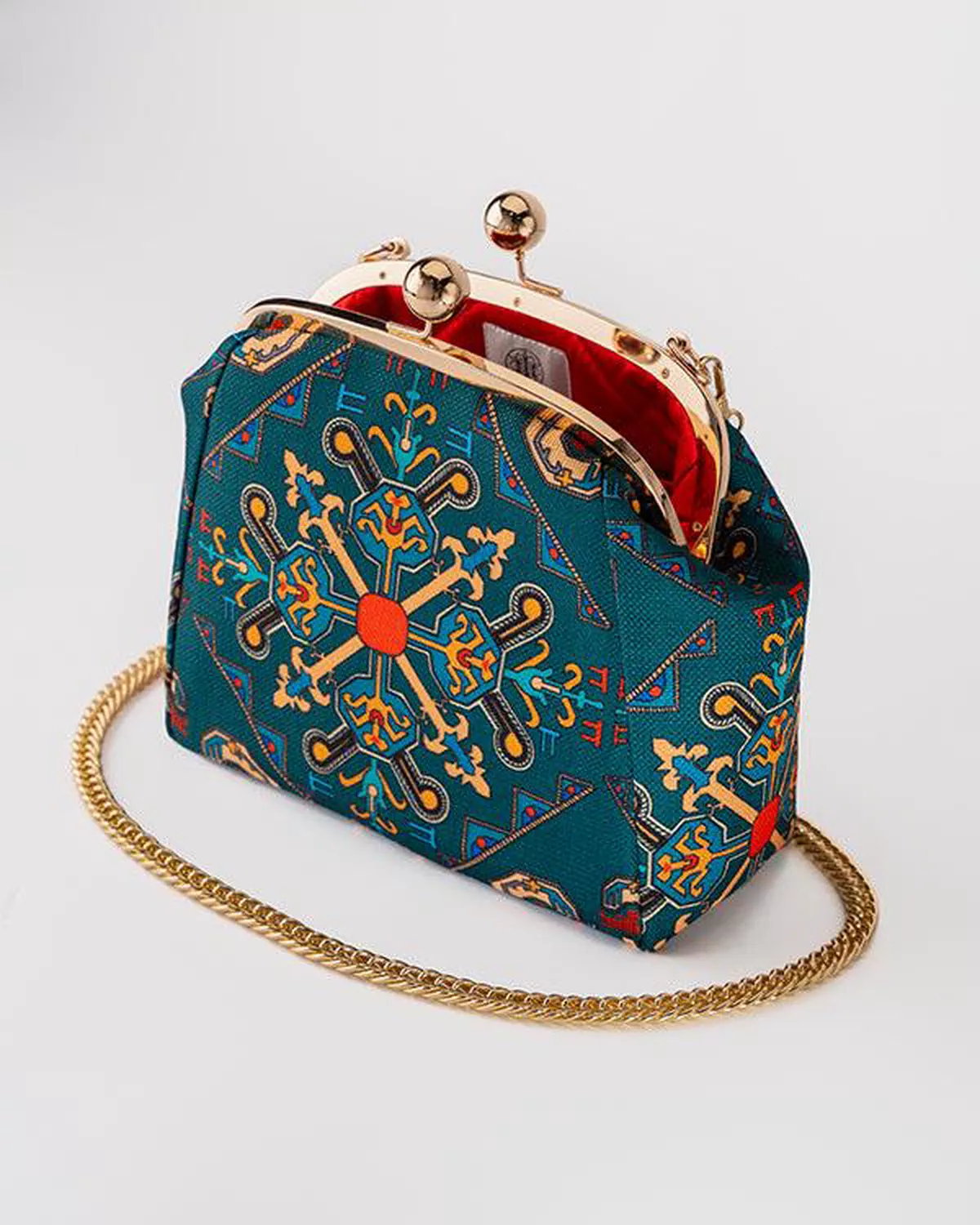 Silk Road - Shaki Fabric Bag M