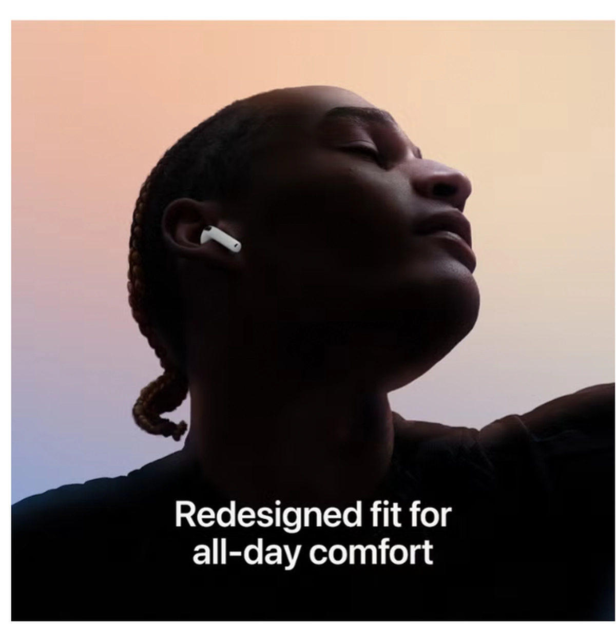 Apple AirPods 4 Wireless Earbuds, Bluetooth Headphones, Personalized Spatial Audio, Sweat and Water Resistant-4-4