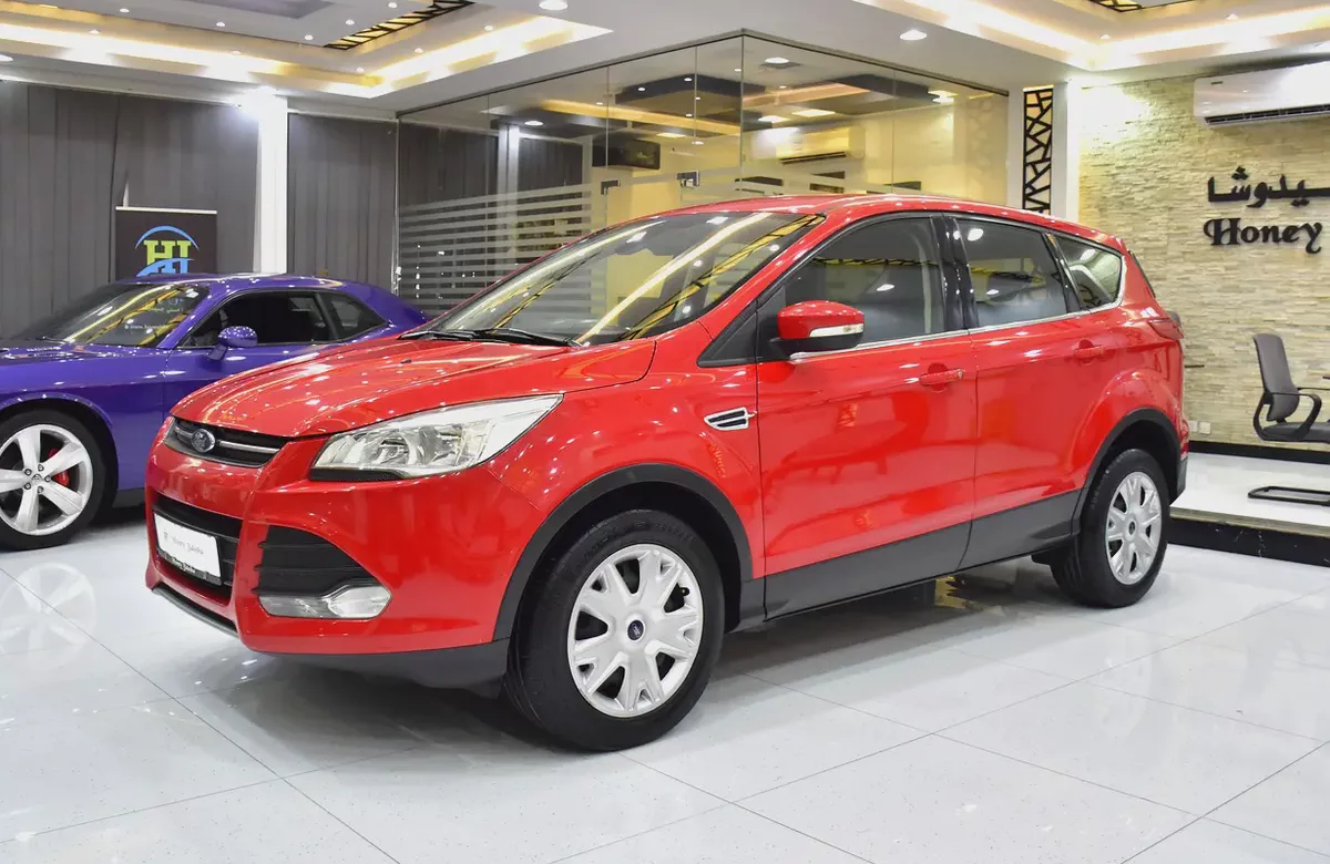 EXCELLENT DEAL for our Ford Escape ( 2016 Model ) in Red Color GCC Specs-1-1
