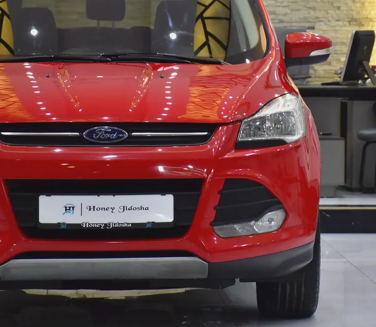EXCELLENT DEAL for our Ford Escape ( 2016 Model ) in Red Color GCC Specs-3-3