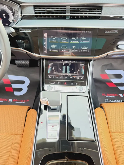 اودي A8 55 TFSI Quattro اسود / زعفراني 2026 (النابوذة)-11