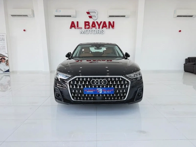 اودي A8 55 TFSI Quattro اسود / زعفراني 2026 (النابوذة)-4