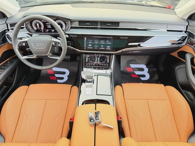 اودي A8 55 TFSI Quattro اسود / زعفراني 2026 (النابوذة)-8
