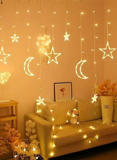 Eworld LED String Lights with 8 Lighting Modes for Eid and Ramadan Decorations-4
