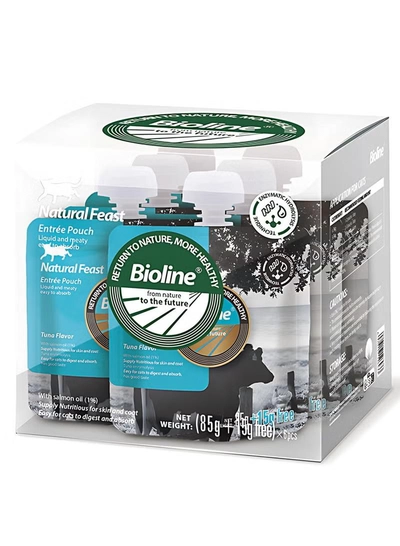 Bioline Natural Feast Entree Pouch Tuna Flavor 85g+15g-1