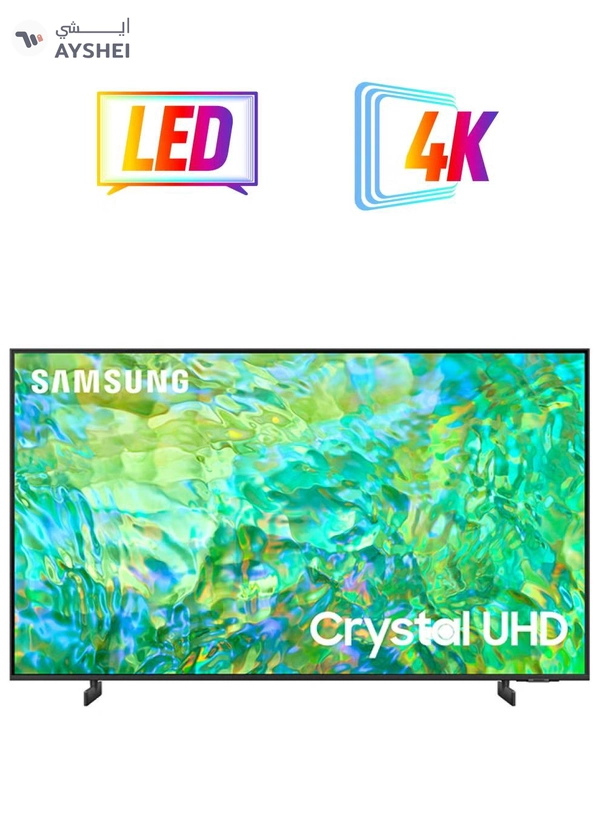 Samsung Smart TV, Crystal UHD 4K, CU8000, 65 Inch, 2023, Crystal Processor 4K, Airslim, Dynamic Crystal Color 65CU8000 Titan Gray 65CU8000 Titan Gray